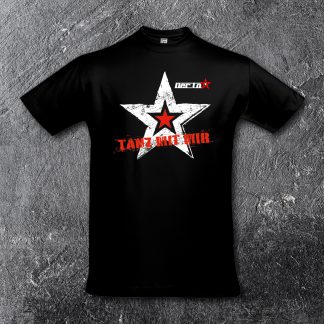 T-Shirt Schwarz<br>"Tanz mit mir - DERTO" male